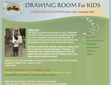 Tablet Screenshot of drawingroomforkids.com